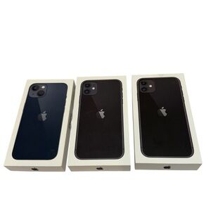 Lot of 3 Apple IPhone 11 & 13 Empty Boxes 64GB Empty Box Only No Phone